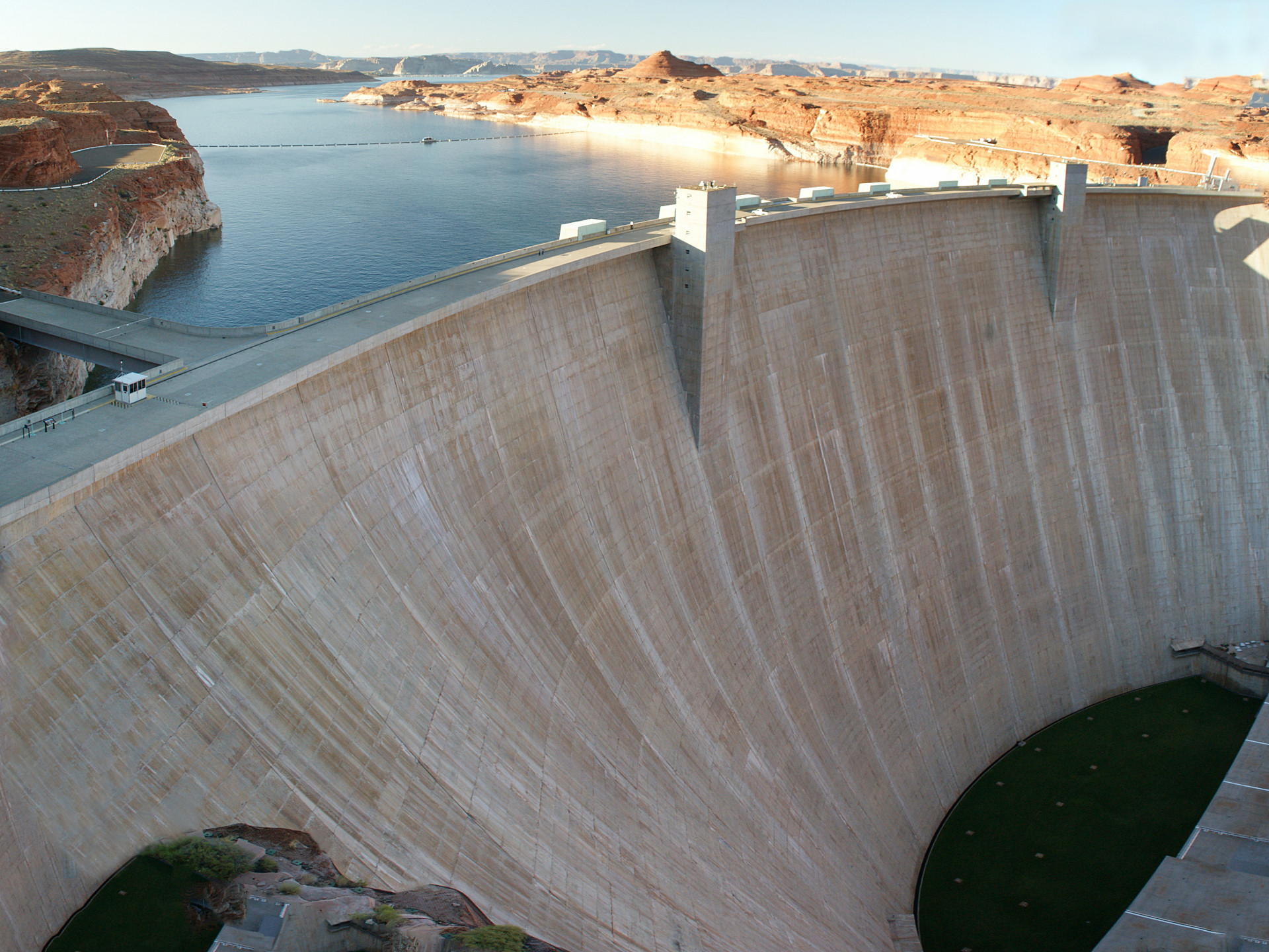 Fonds d'cran Constructions et architecture Barrages - Ecluses Le barrage de lac Powell