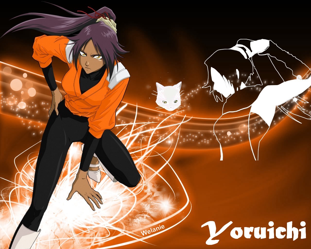 Fonds d'cran Manga Bleach Yoruichi