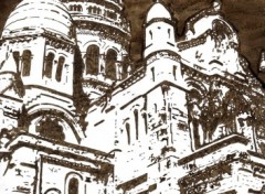 Wallpapers Art - Pencil basilique sacr coeur paris