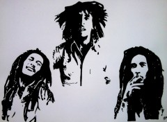 Wallpapers Art - Pencil bob marley