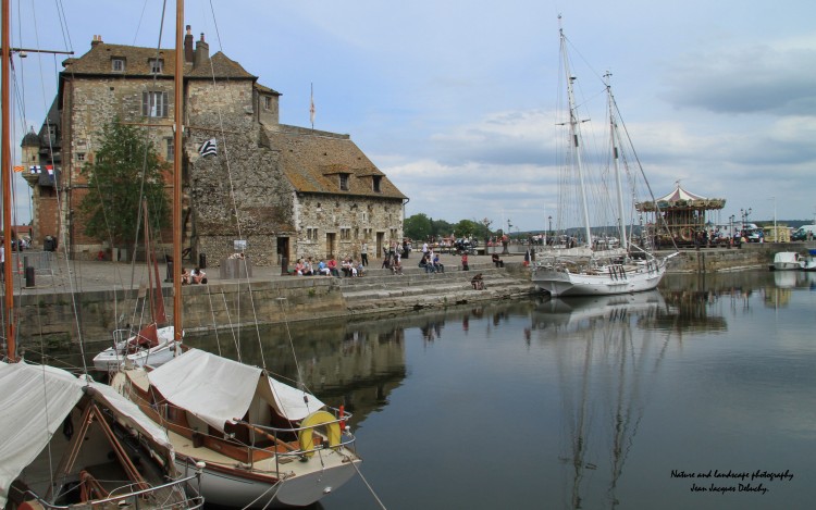 Fonds d'cran Constructions et architecture Ports - Quais Honfleur un jour d't