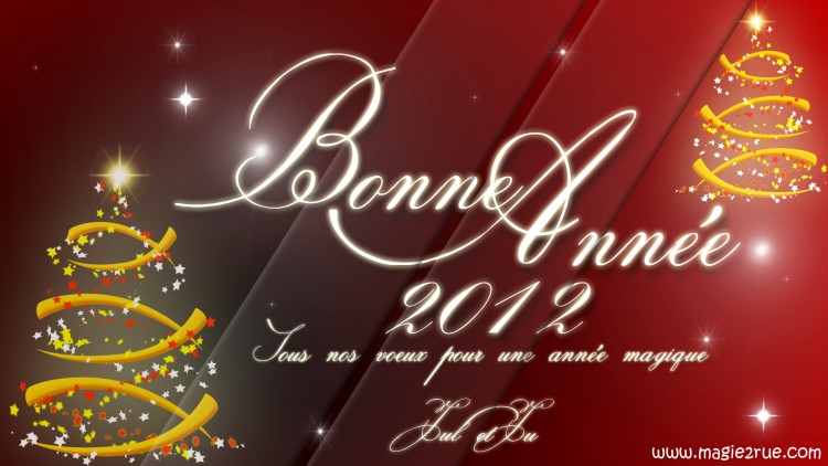 Fonds d'cran Art - Numrique Ftes - Divers bonne anne 2012