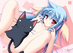 Fonds d'cran Erotic Art Neko + cute girl