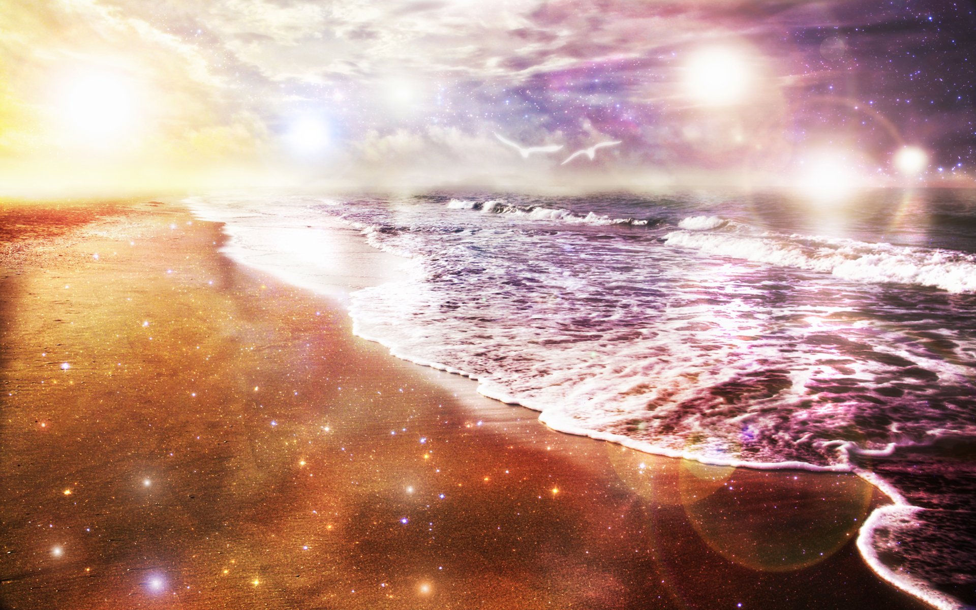 Wallpapers Digital Art Nature - Oceans, Beaches Luminescences