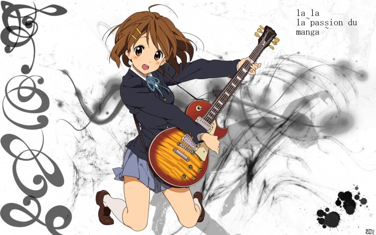 Fonds d'cran Manga K-ON! Akiyama Mio k-ON