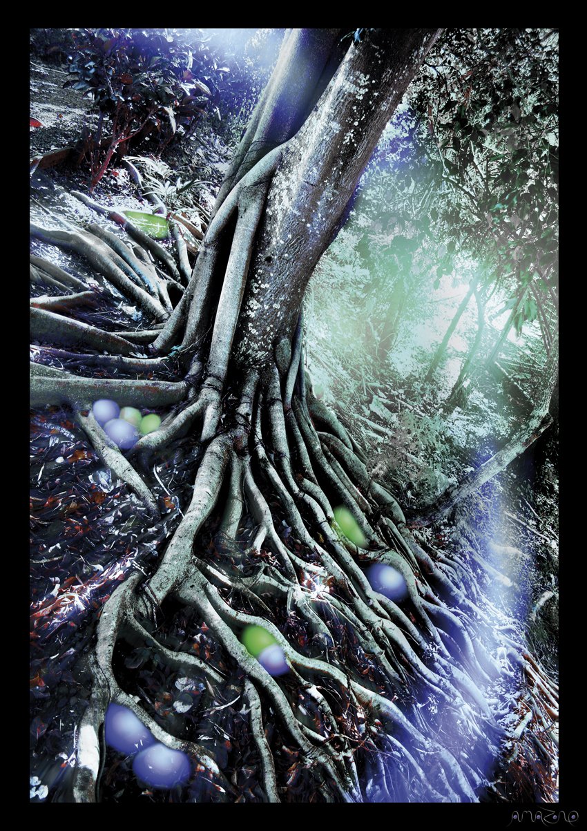 Wallpapers Digital Art Nature - Trees, plants L'Arbre Enchant