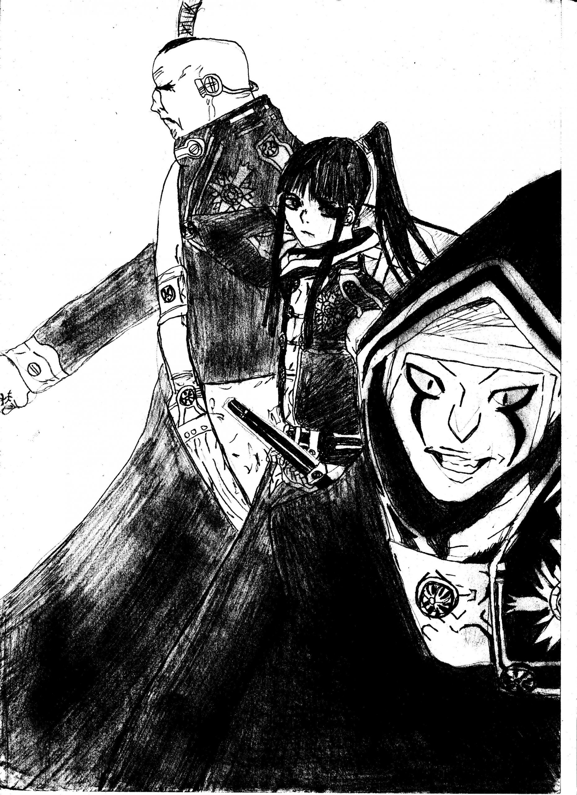 Fonds d'cran Art - Crayon Manga - D. Gray-man 