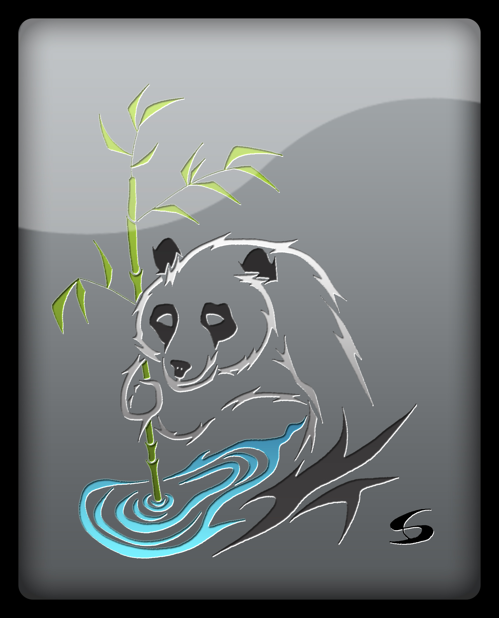 Wallpapers Digital Art Animals Panda