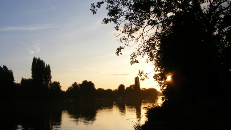 Wallpapers Nature Sunsets and sunrises Coucher de soleil sur la Seine