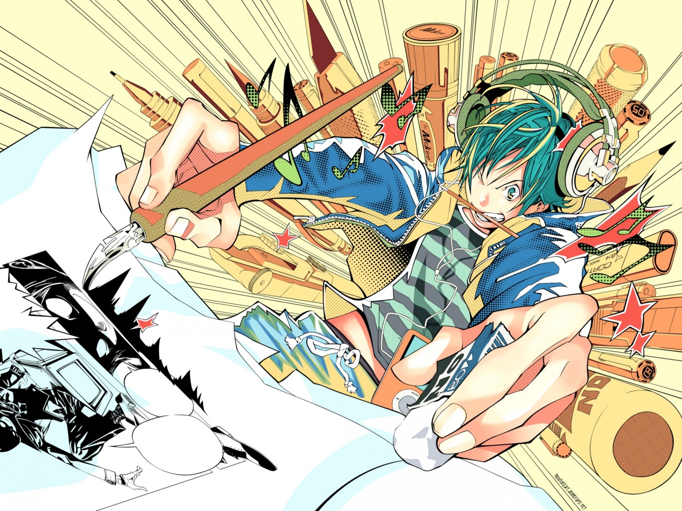 Fonds d'cran Manga Bakuman Mashiro Moritaka