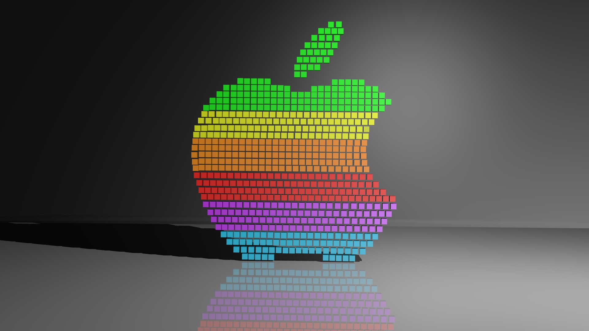 Fonds d'cran Art - Numrique 3D - Blender Apple 3D