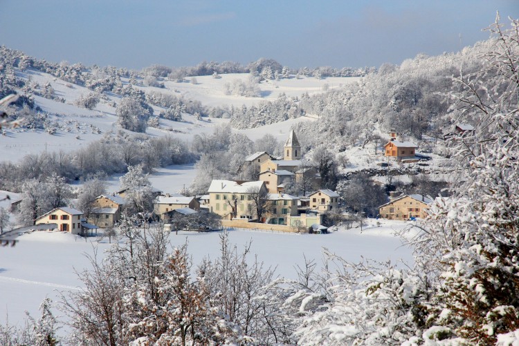 Fonds d'cran Nature Saisons - Hiver Village Presles (38)