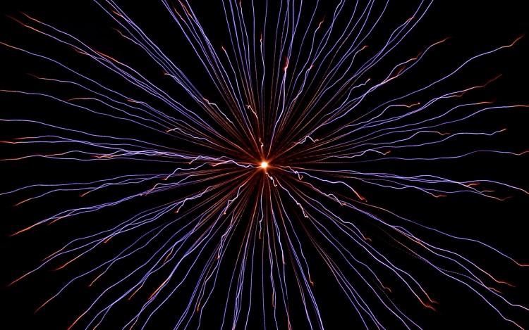 Fonds d'cran Art - Numrique Light Painting Firework Dimension