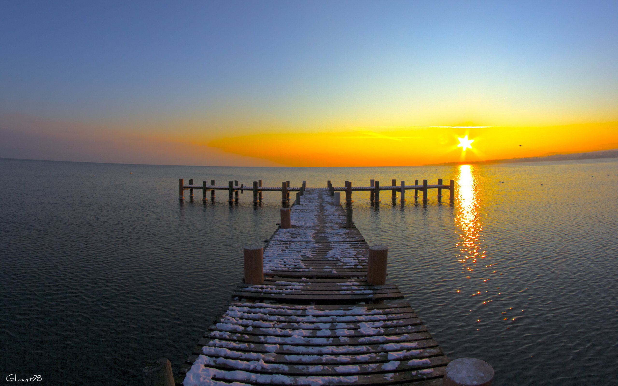 Wallpapers Nature Lakes - Ponds Coucher de soleil