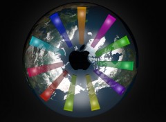 Fonds d'cran Art - Numrique Apple & Terre 3D