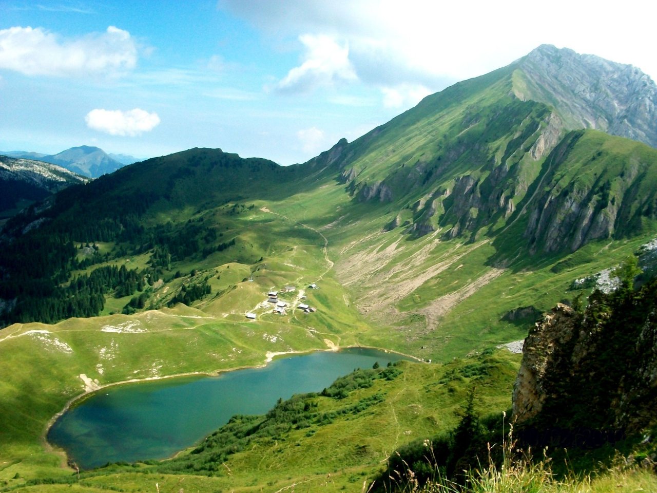 Fonds d'cran Nature Lacs - Etangs Lac de Lessy