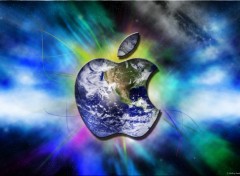 Fonds d'cran Informatique Apple World