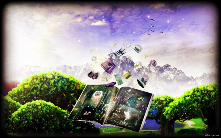 Wallpapers Digital Art Fantasy The Magic Book