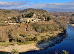 Wallpapers Nature Le hameau de Servires prs de Balazuc sur l'Ardche