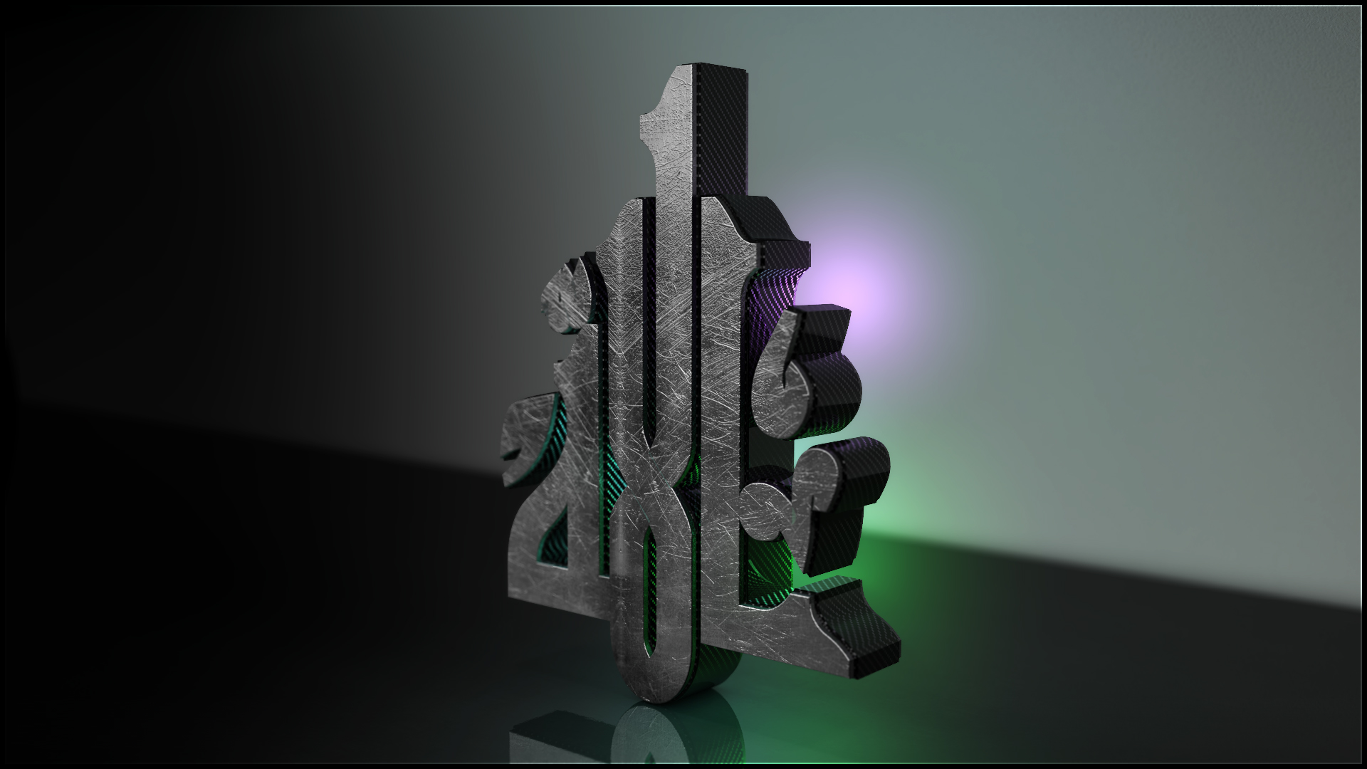 Fonds d'cran Art - Numrique 3D - Cinema 4D Calligraphie 3d