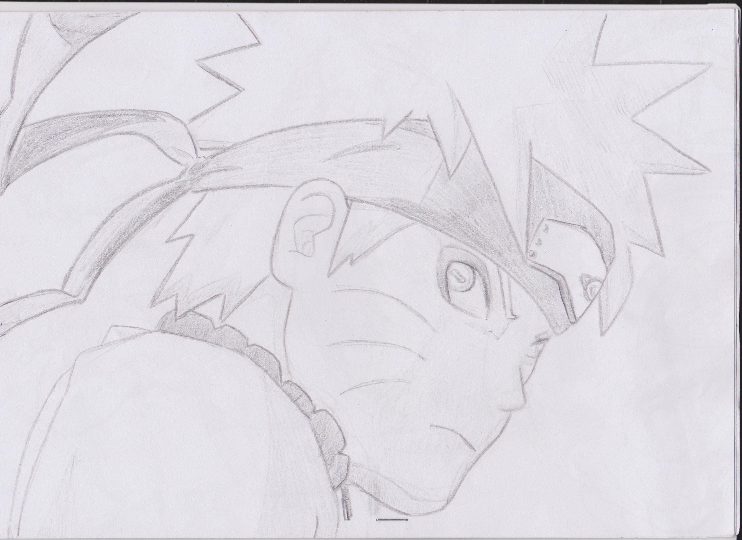 Fonds d'cran Art - Crayon Manga - Naruto naruto mode senin