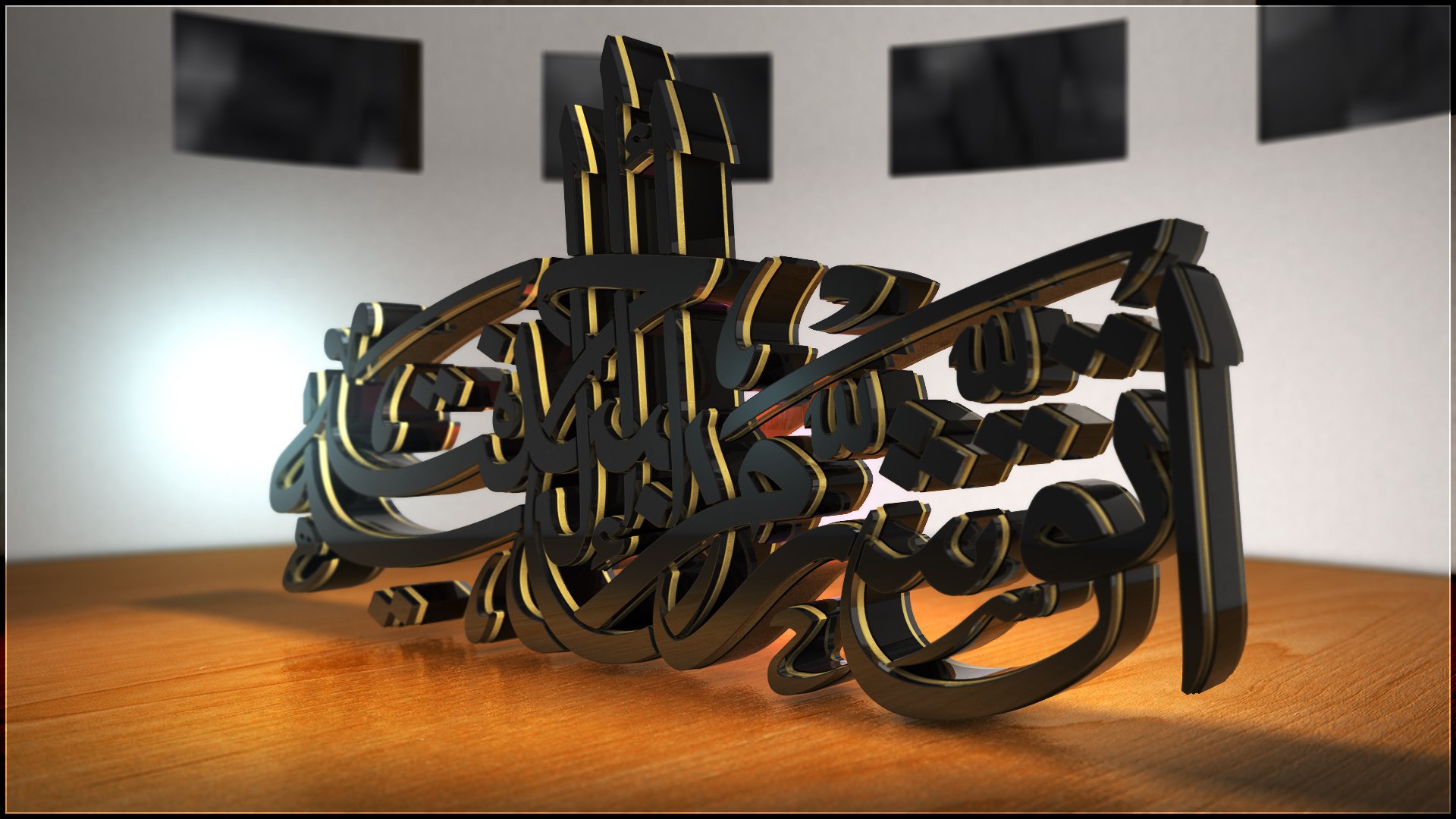 Wallpapers Digital Art 3D - Cinema 4D Calligraphie 9