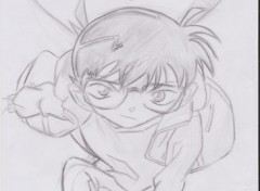 Fonds d'cran Art - Crayon Conan = Shinichi Kudo ^^