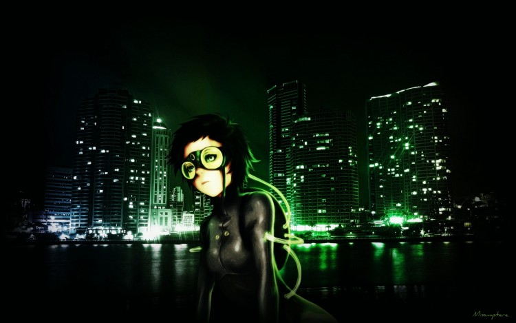 Wallpapers Digital Art Science-Fiction - Robots City Lights