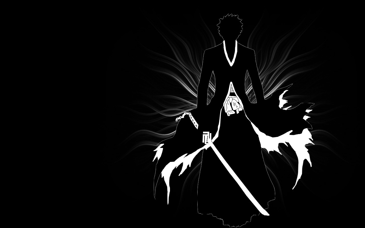 Fonds d'cran Manga Bleach Ichigo * Dark