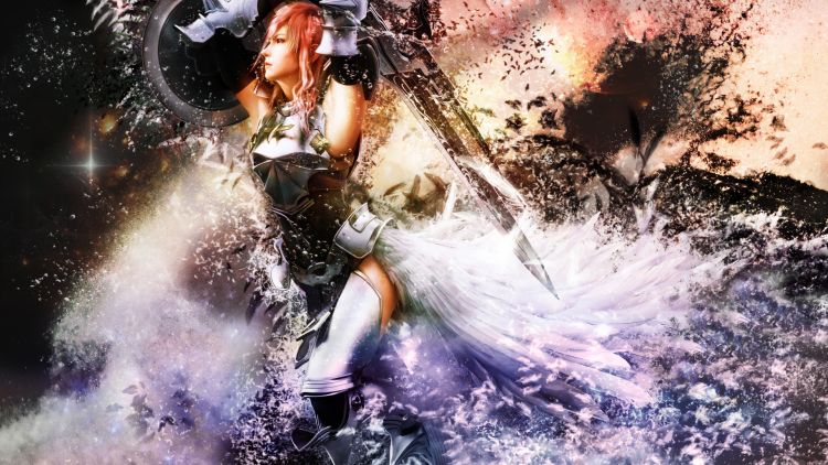 Fonds d'cran Jeux Vido Final Fantasy XIII-2 Lightning