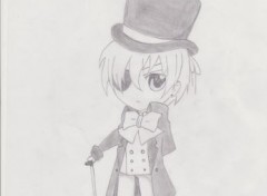 Wallpapers Art - Pencil chibi ciel phantomhive