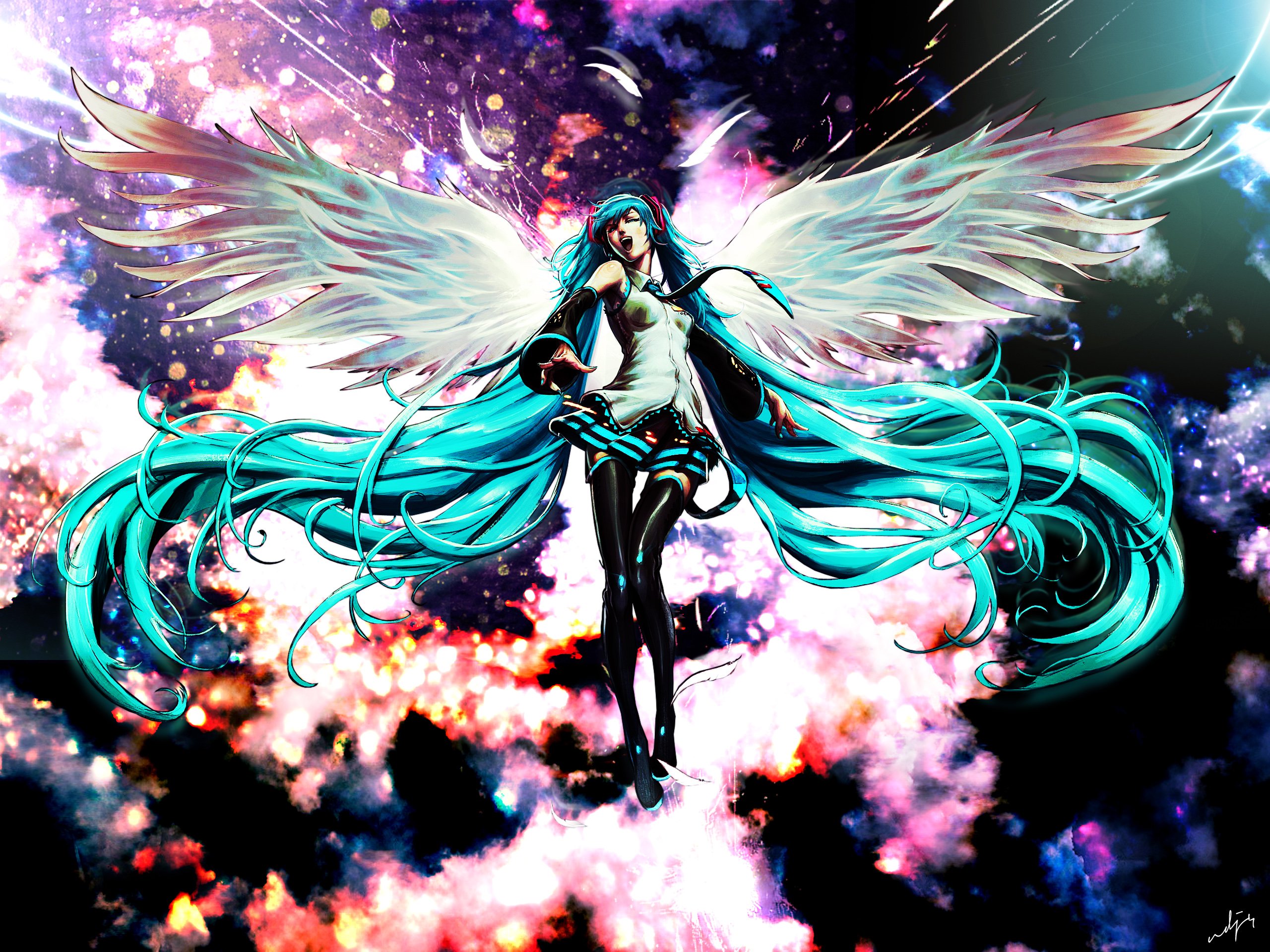 Fonds d'cran Manga Vocalods miku