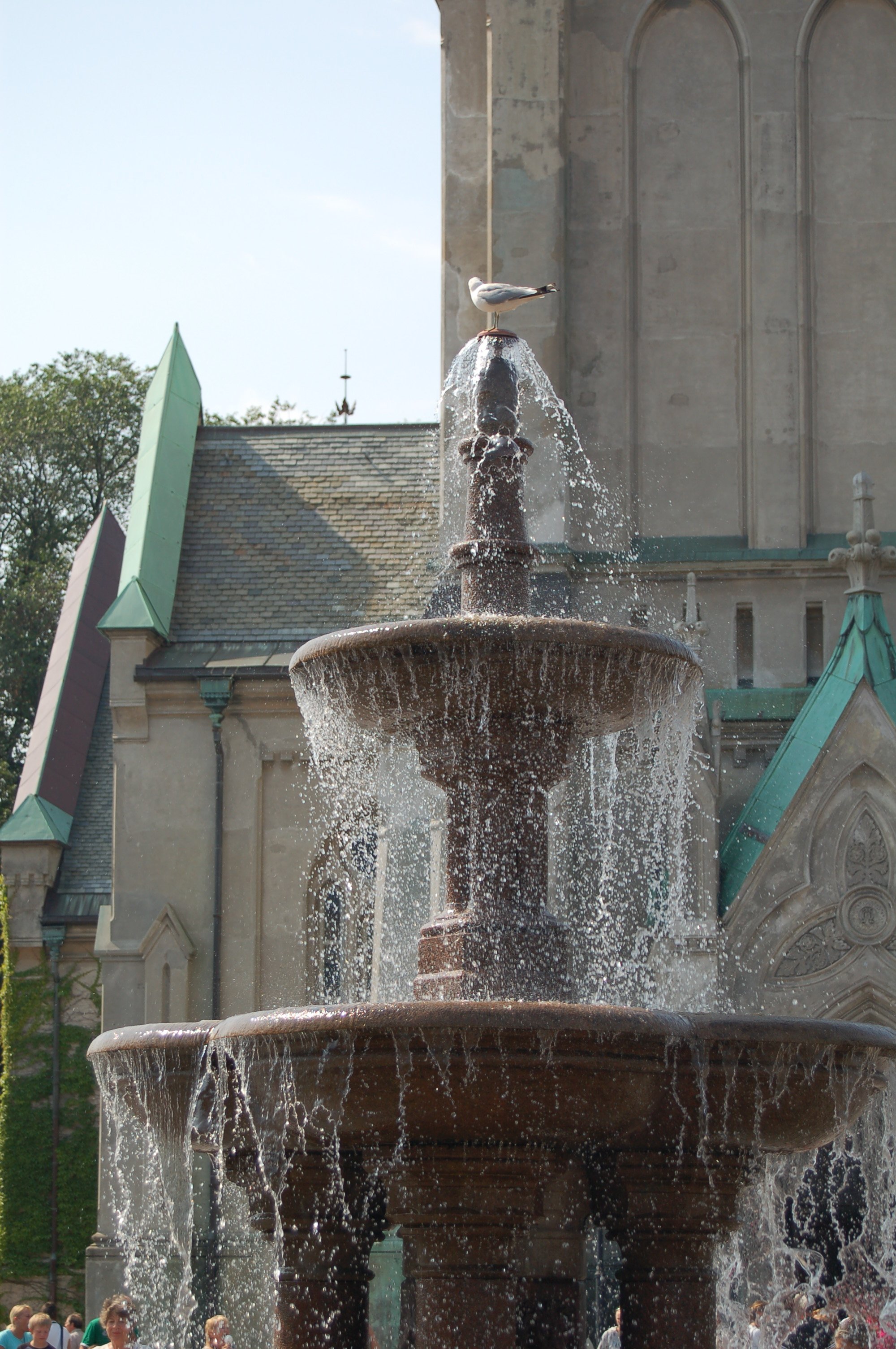 Wallpapers Constructions and architecture Fountains - Water Jets fontaines en Norvege