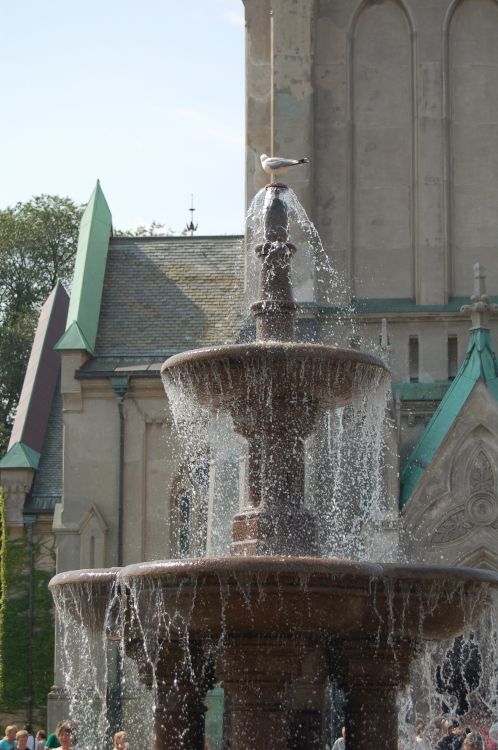 Fonds d'cran Constructions et architecture Fontaines - Jets d'eau fontaines en Norvege