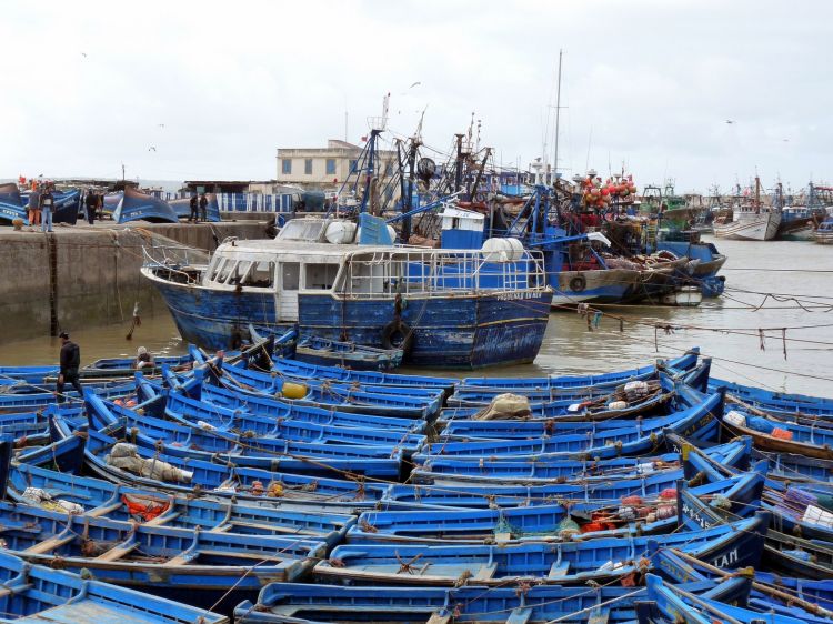 Fonds d'cran Bateaux Ports Port de pche d' Essaouira (Maroc)