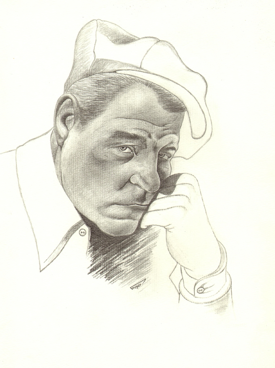 Wallpapers Art - Pencil Portraits Mine de Plomb : Jean Gabin 