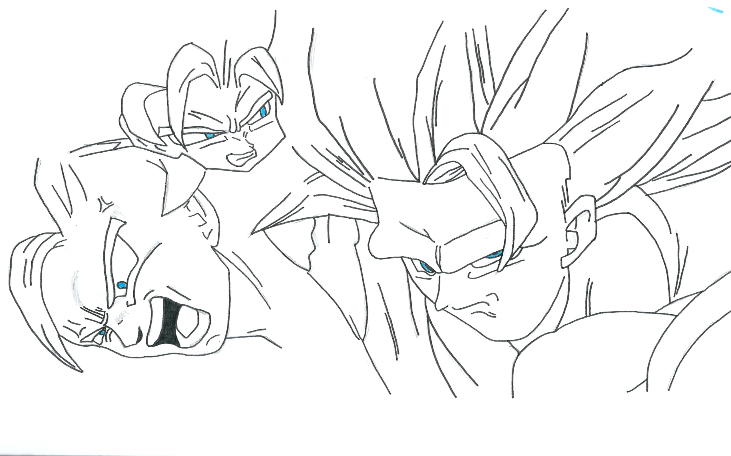 Wallpapers Art - Pencil Manga - Dragon Ball Z 