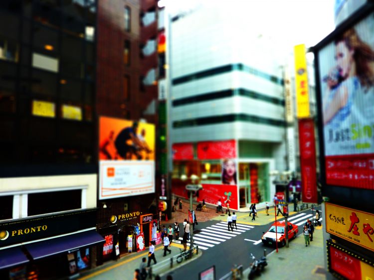 Fonds d'cran Voyages : Asie Japon shibuya tilt shift