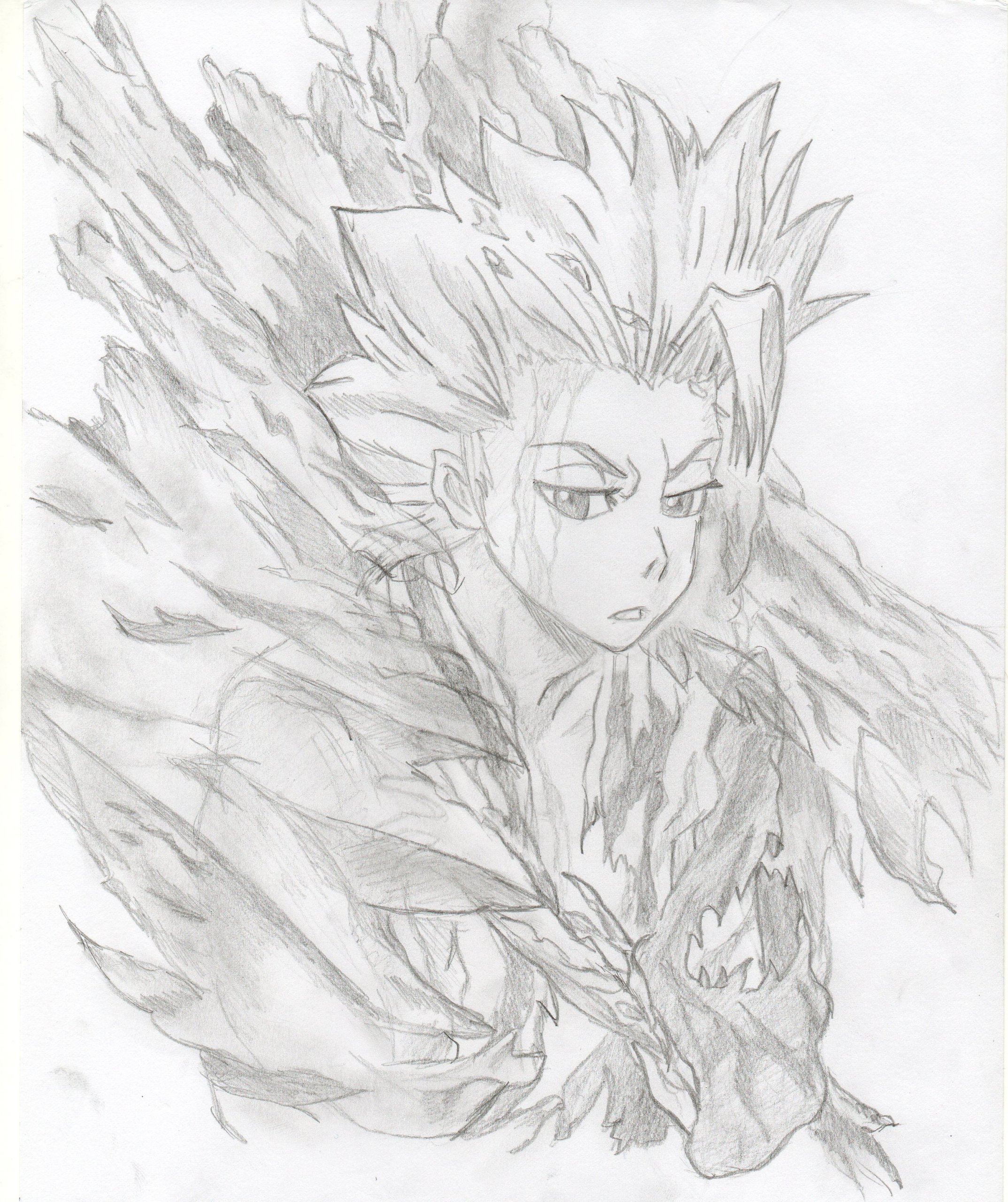 Fonds d'cran Art - Crayon Manga - Bleach toshiro histugaya