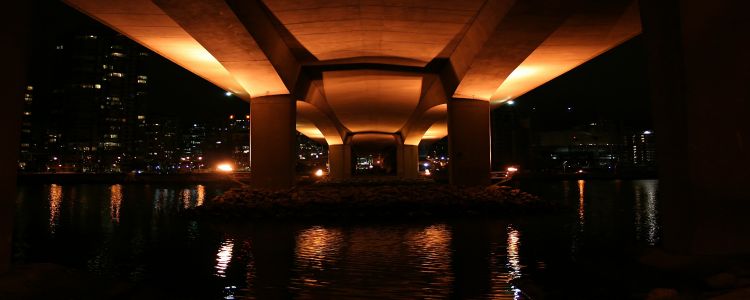 Wallpapers Constructions and architecture Bridges - Aqueduct Pont de nuit