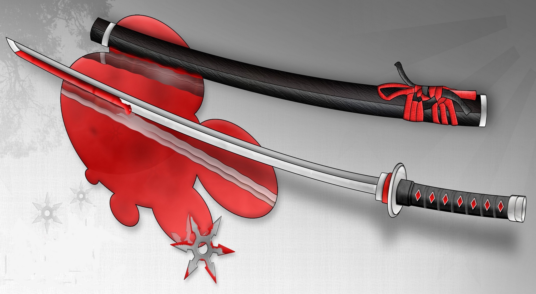 Wallpapers Digital Art Weapons - War Katana