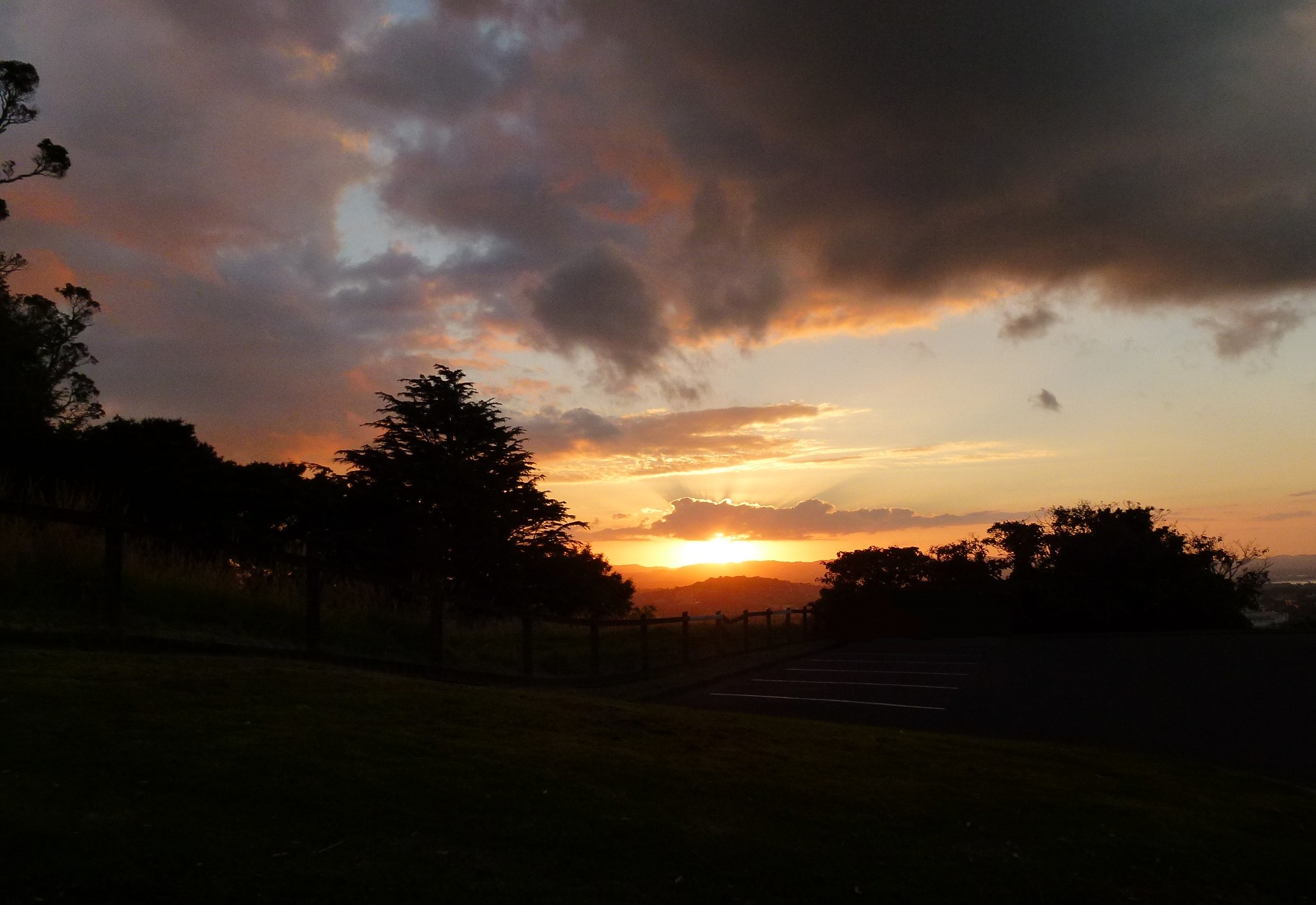 Wallpapers Nature Sunsets and sunrises Auckland's sunset