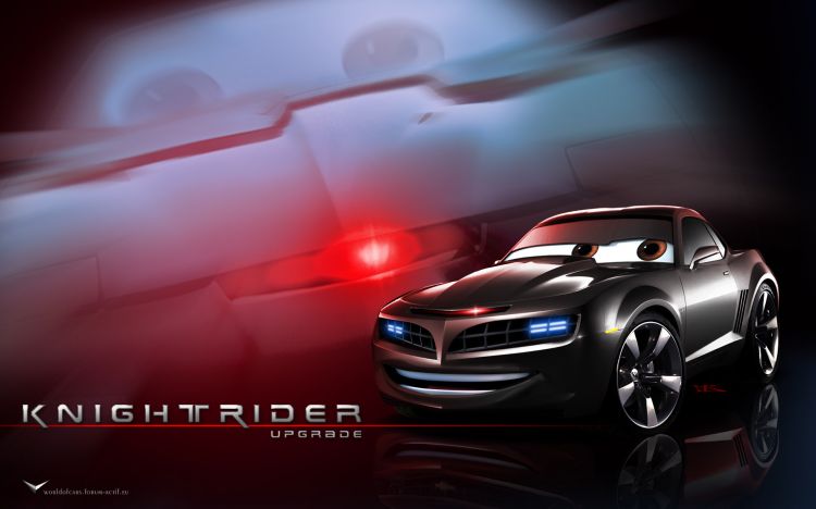 Fonds d'cran Dessins Anims Cars 1 et 2 Knightrider - Upgrade