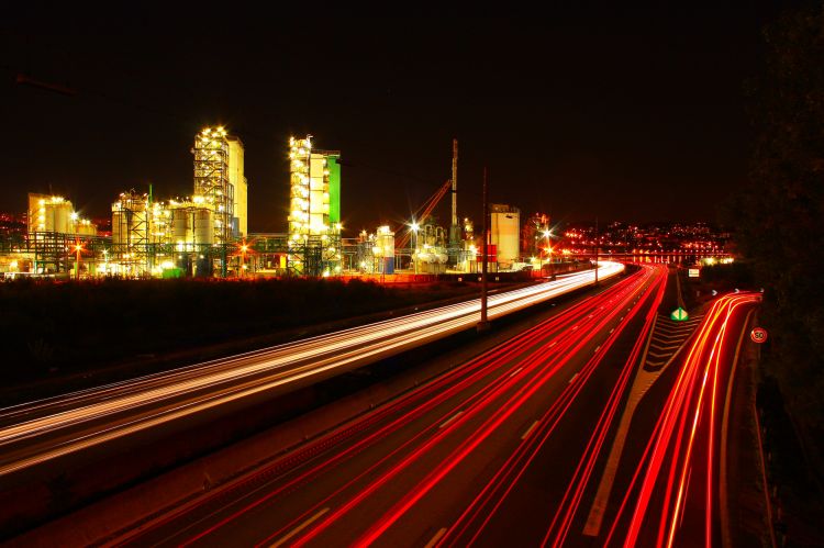 Fonds d'cran Constructions et architecture Routes - Autoroutes A7 de nuit