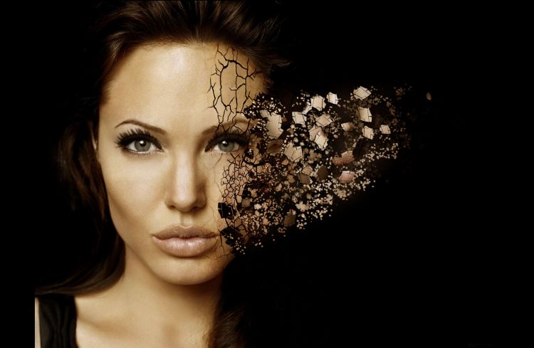 Fonds d'cran Art - Numrique Photomanipulation Angelina jolie