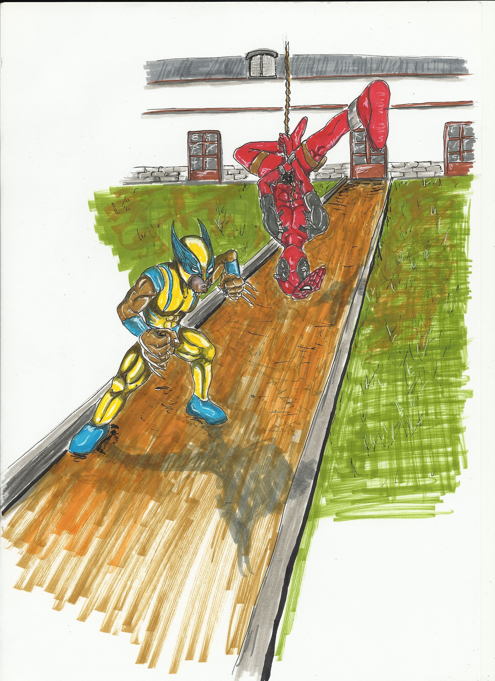 Fonds d'cran Art - Crayon BDs - X-Men 