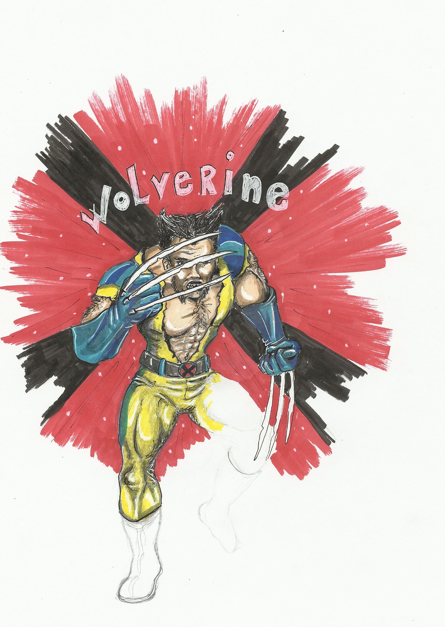 Fonds d'cran Art - Crayon BDs - X-Men 