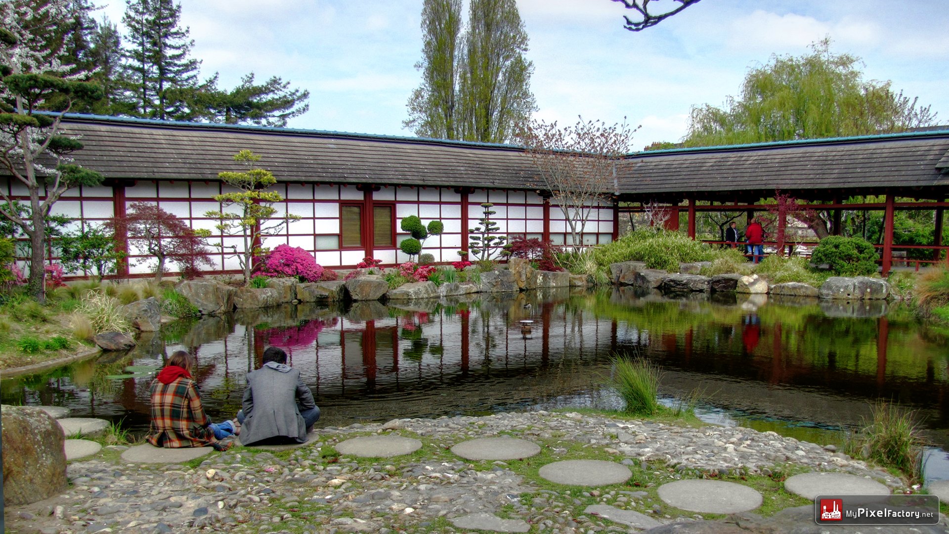 Fonds d'cran Voyages : Europe France > Pays de Loire Jardin japonais - ile Versailles (Nantes)