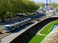  Voyages : Europe tramway de Nantes - tilt-shit