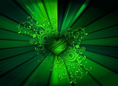  Art - Numrique Heart Green